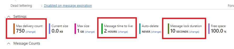 New App Registration Servicebus